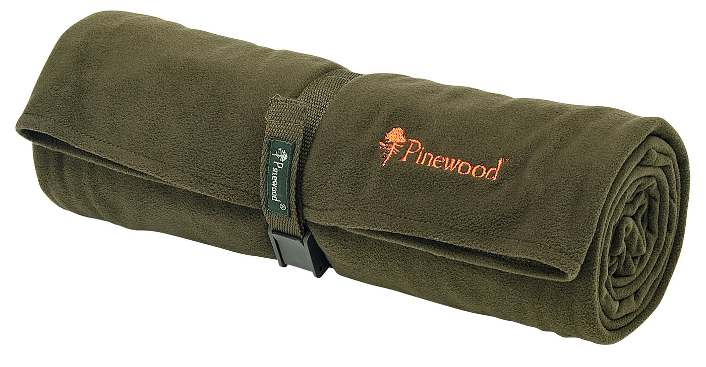 PINEWOOD comfy fleece blanket, hunting green
