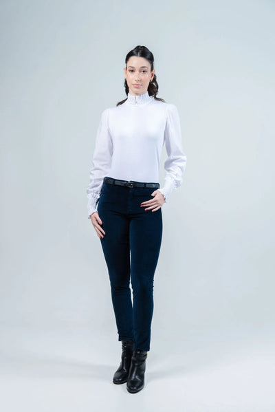 Hartwell IRIS White Jersey Top