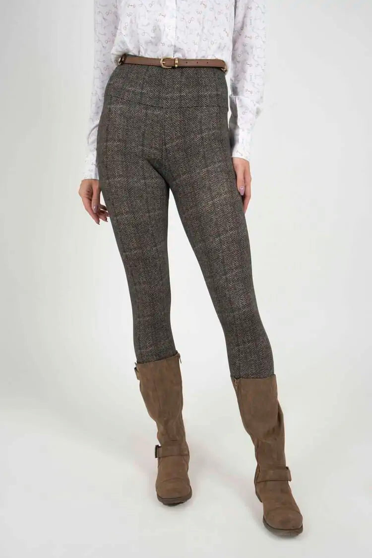 Hartwell, MIA Brown Tweed printed leggings