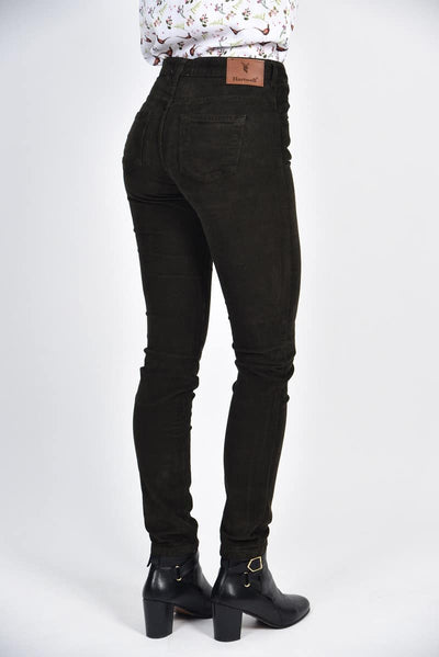 Hartwell ROSIE Luxury Stretch Needlecord Jeans, Olive