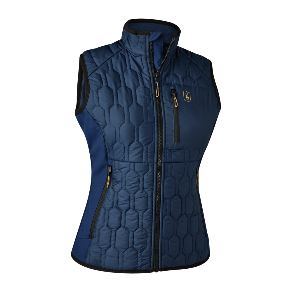 Deerhunter Lady Mossdale quiltad väst, dress blue