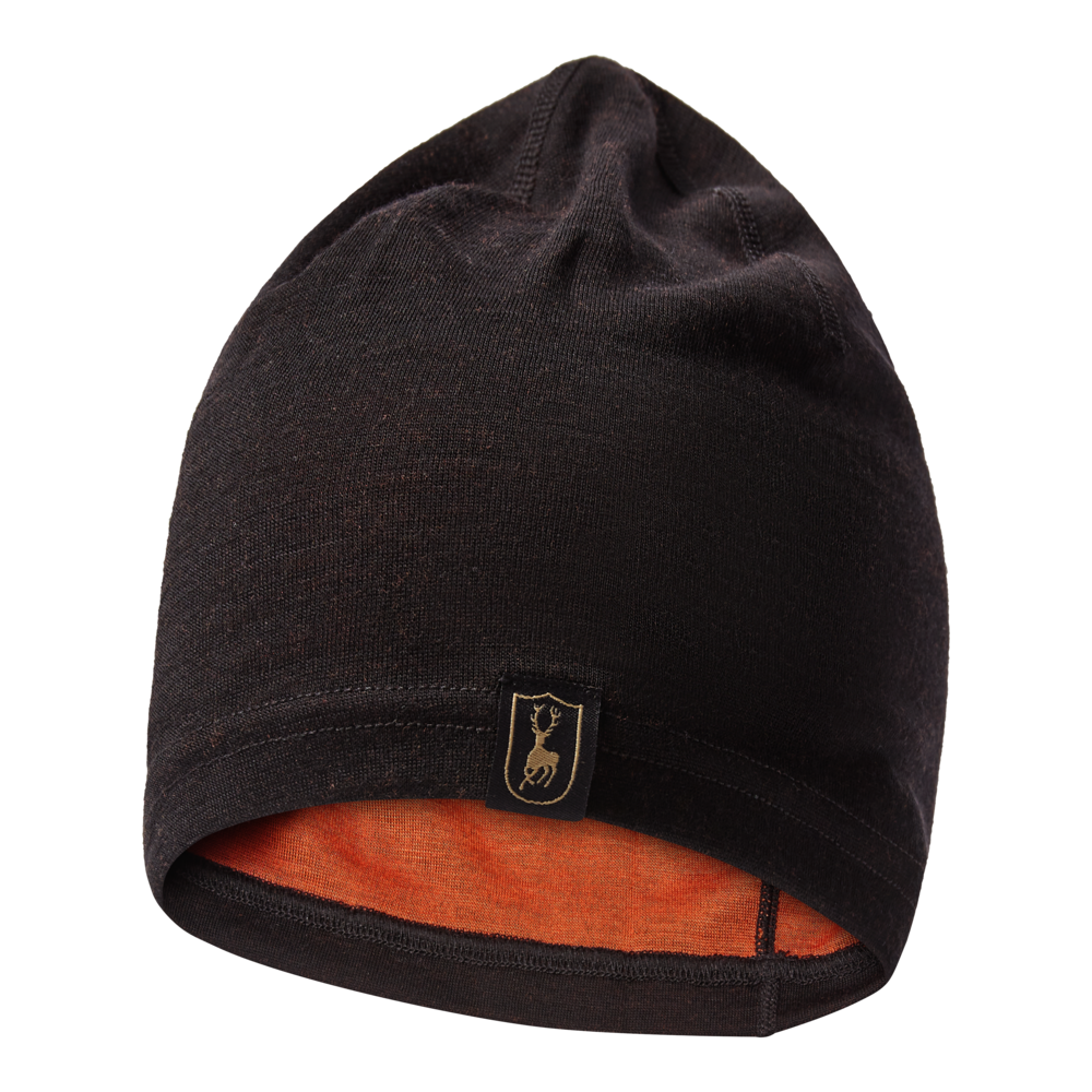 Deerhunter Quinn beanie merinoull, Black oak