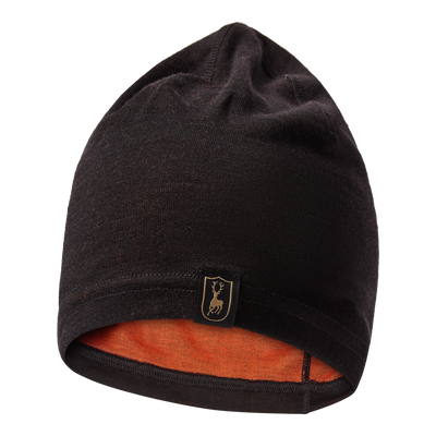 Deerhunter Quinn beanie merinoull, Black oak