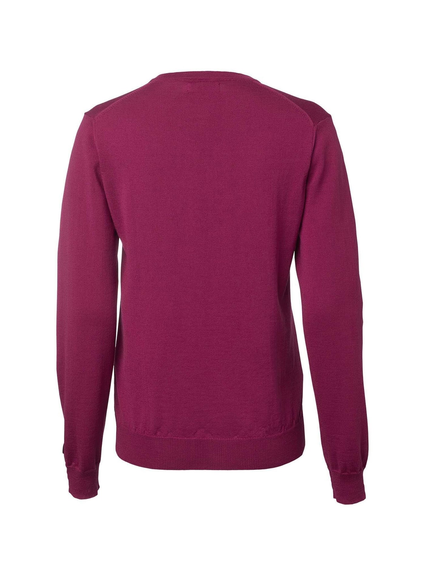 Chevalier BLAISE V-NECK MERINO PULLOVER, cherry
