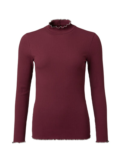 Chevalier Kelly longsleeve Top, wine red